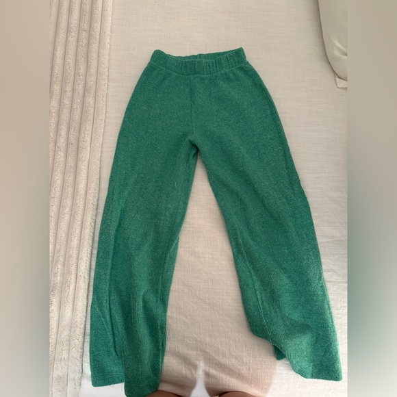 ZARA green sweater pants Size Small - Picture 1 of 5